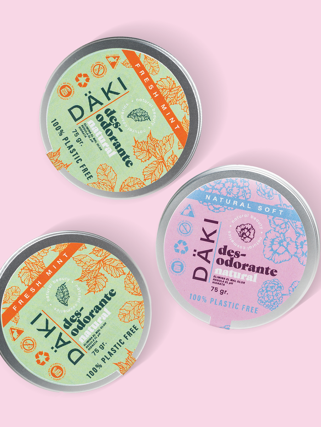 Pack 3 Desodorantes Crema 75g