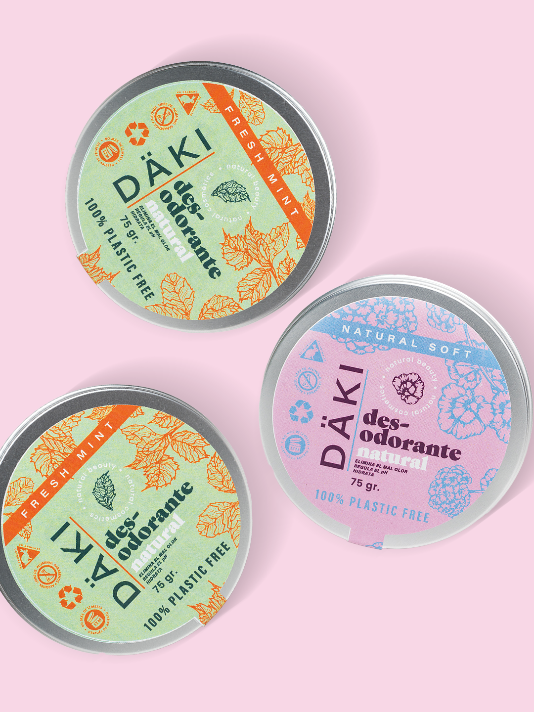 Pack 3 Desodorantes Crema 75g