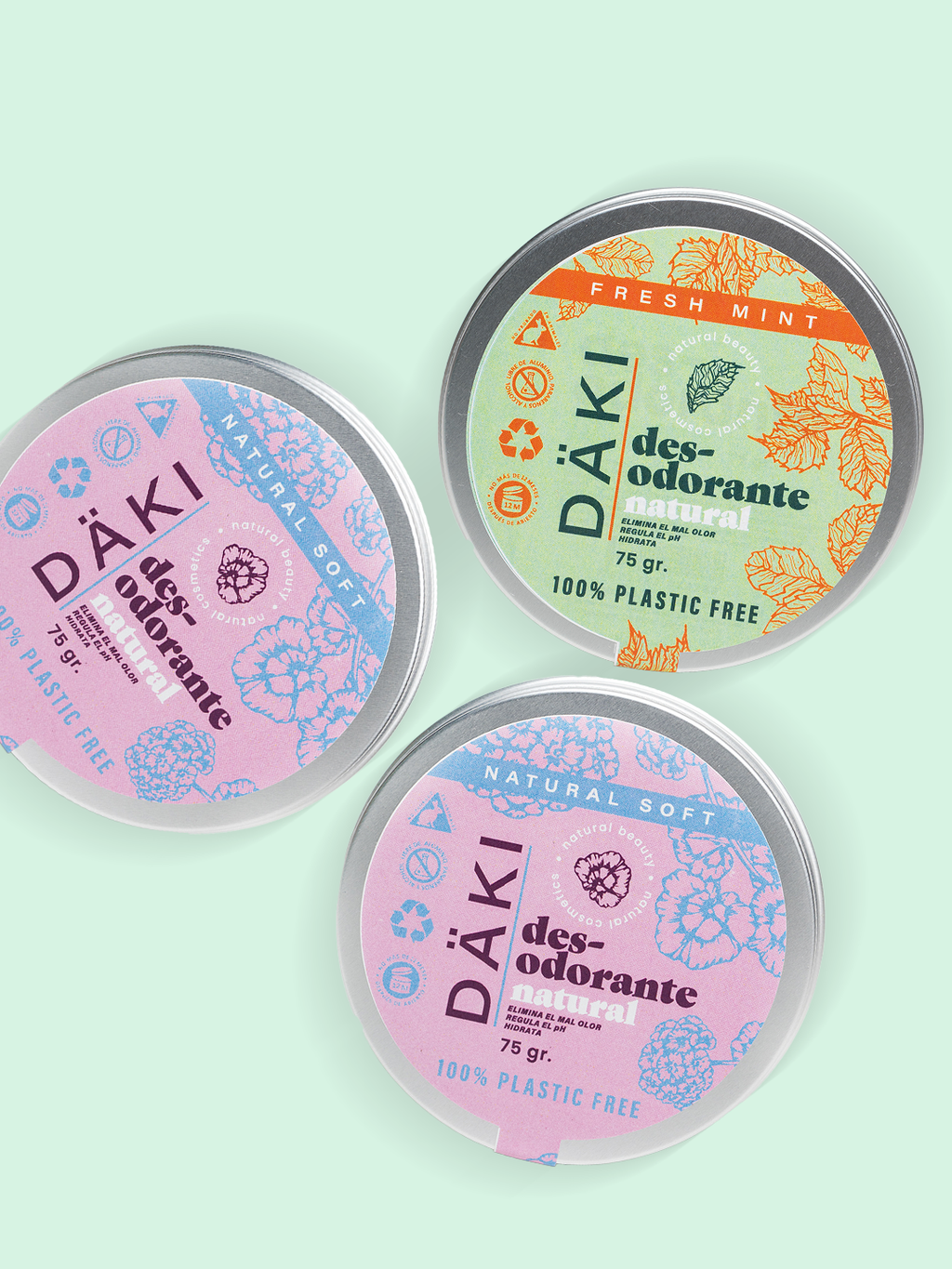 Pack 3 Desodorantes Crema 75g