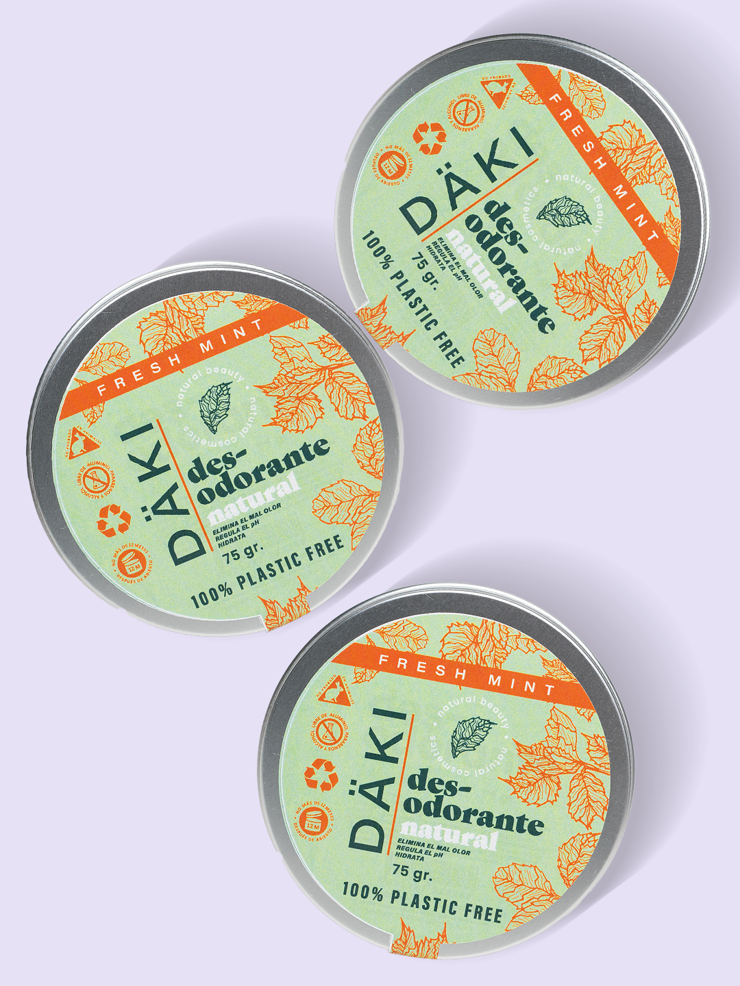 Pack 3 Desodorantes Crema 75g