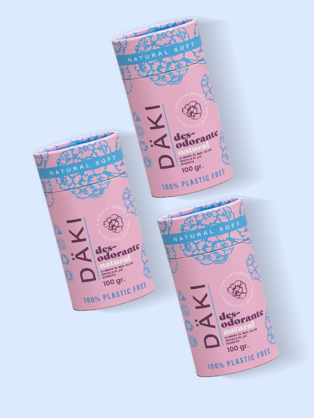 Pack 3 Desodorantes Barra 100g