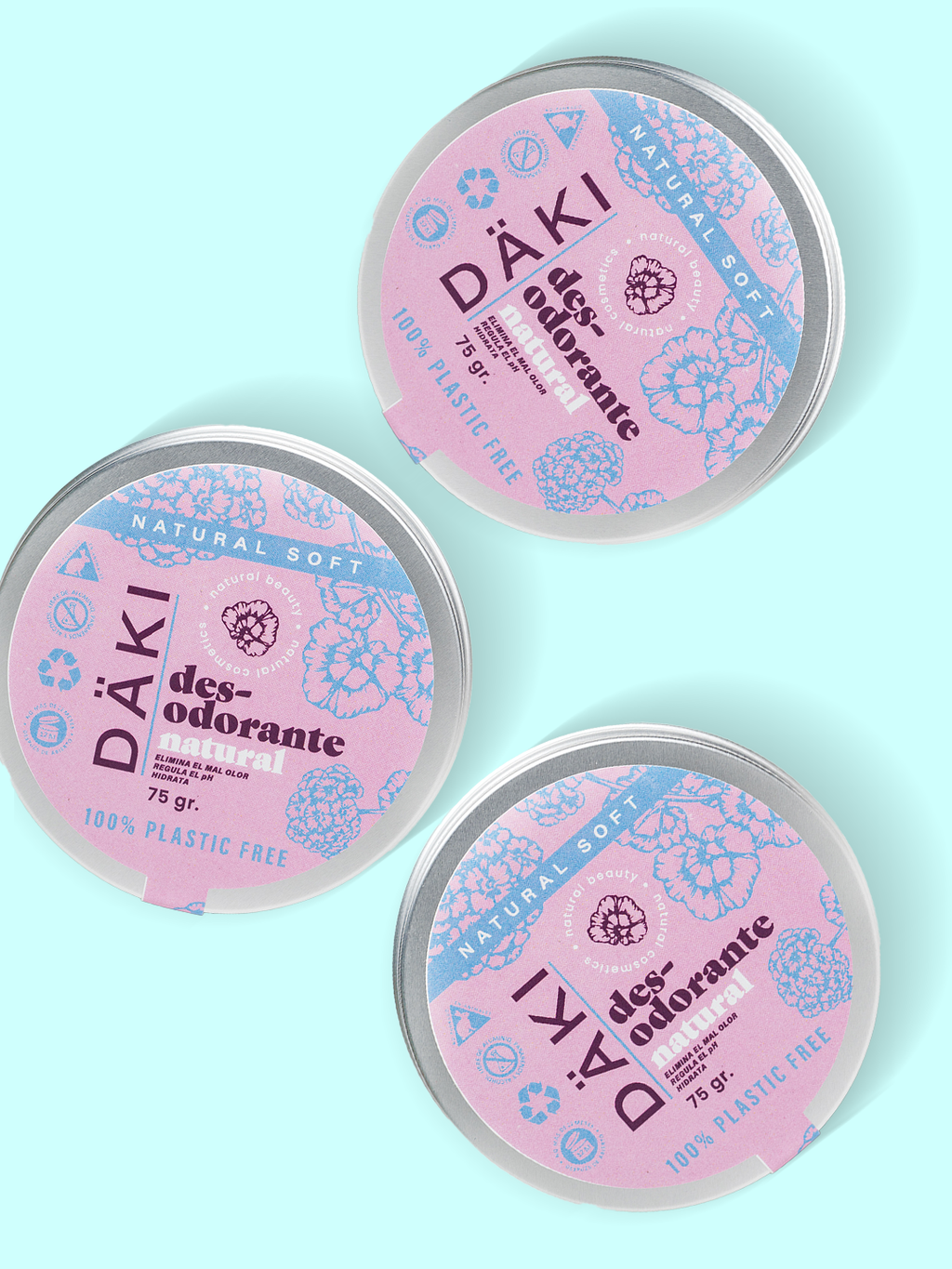 Pack 3 Desodorantes Crema 75g