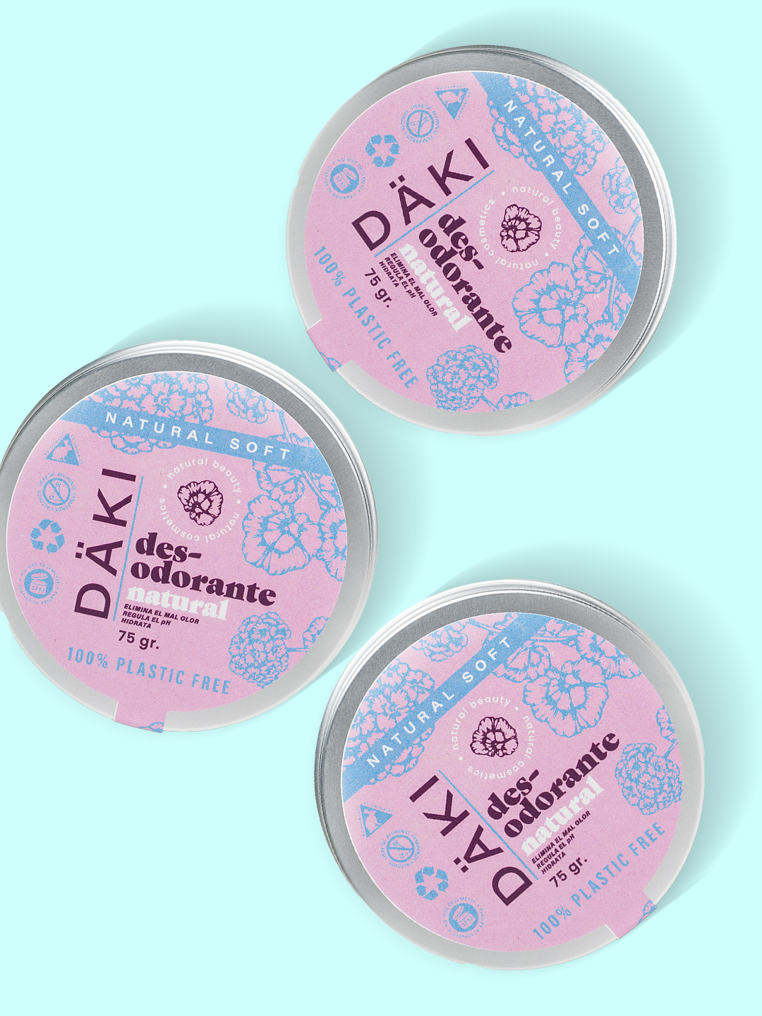 Pack 3 Desodorantes Crema 75g