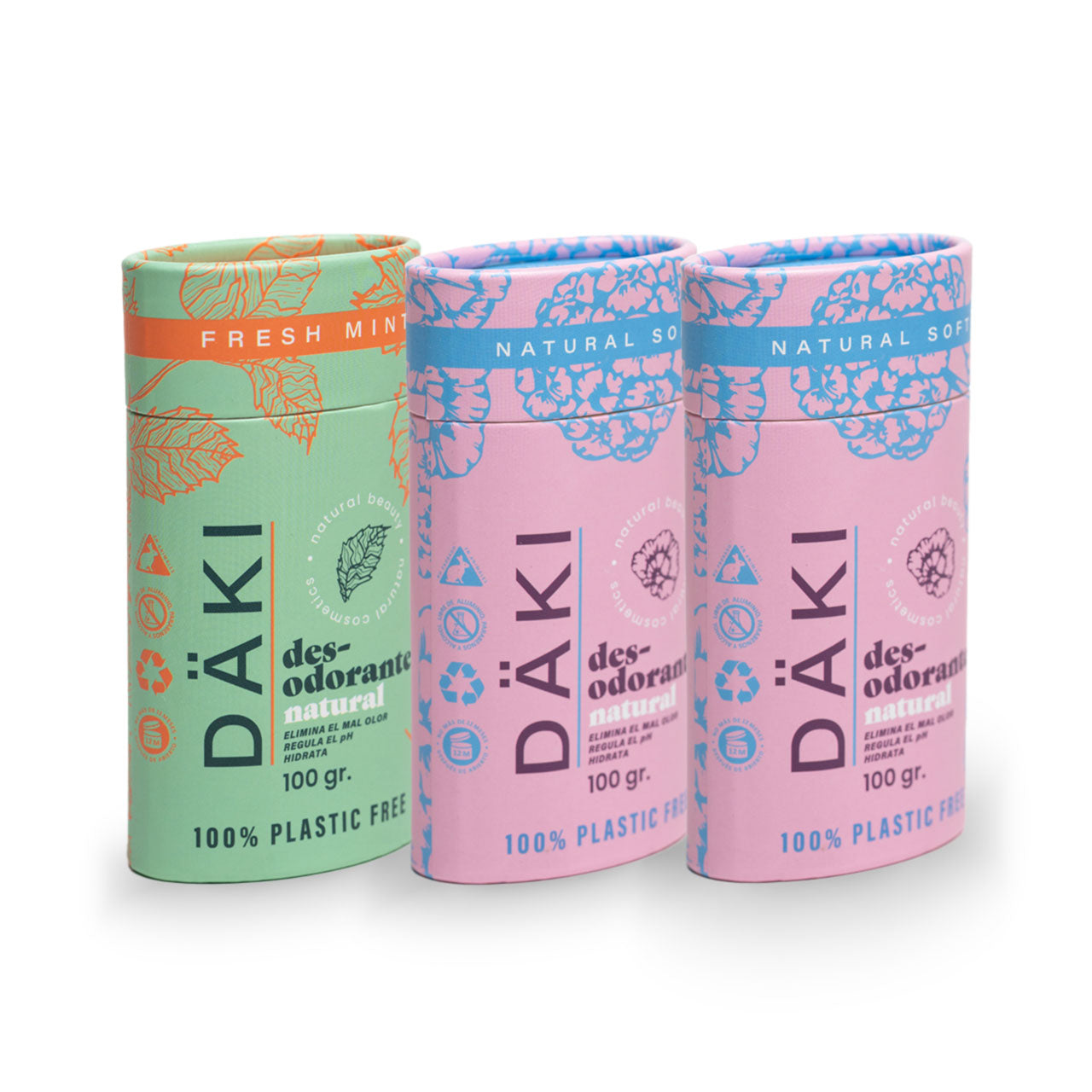 Pack 3 Desodorantes Barra 100g