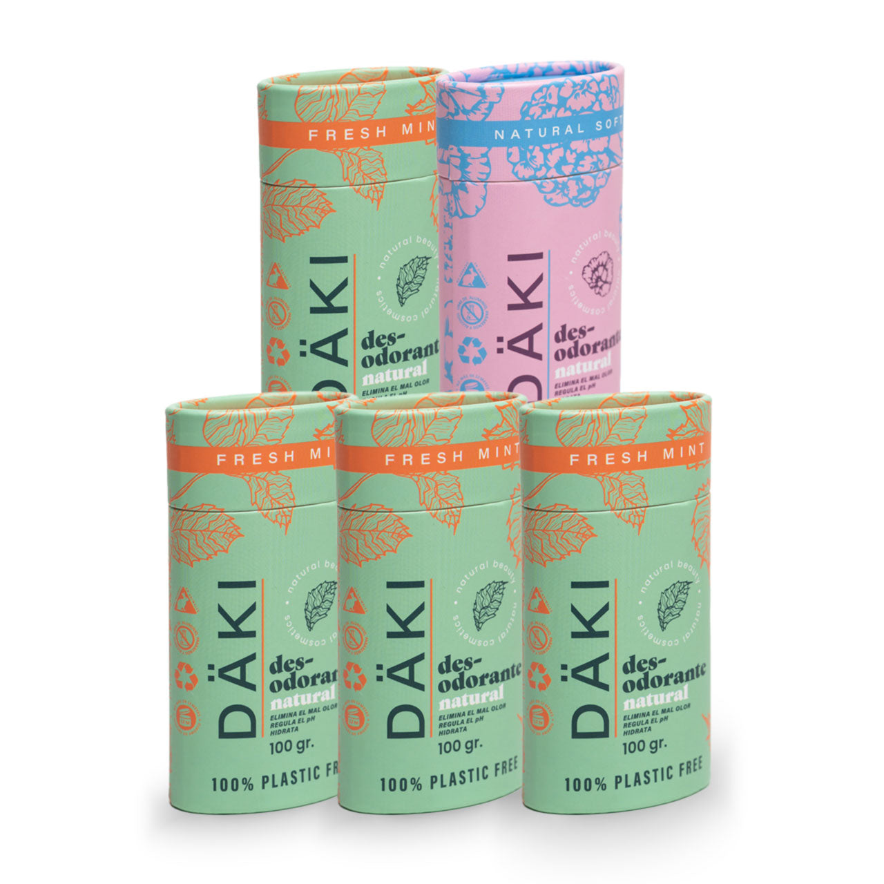 Desodorantes Barra Pack 5 100g