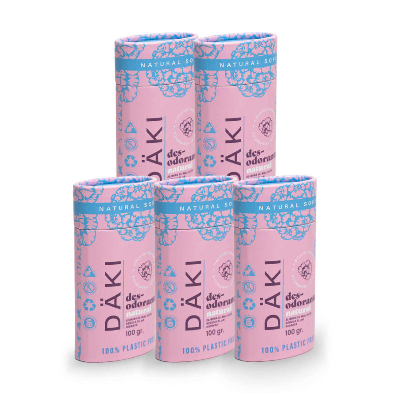 Desodorantes Barra Pack 5 100g