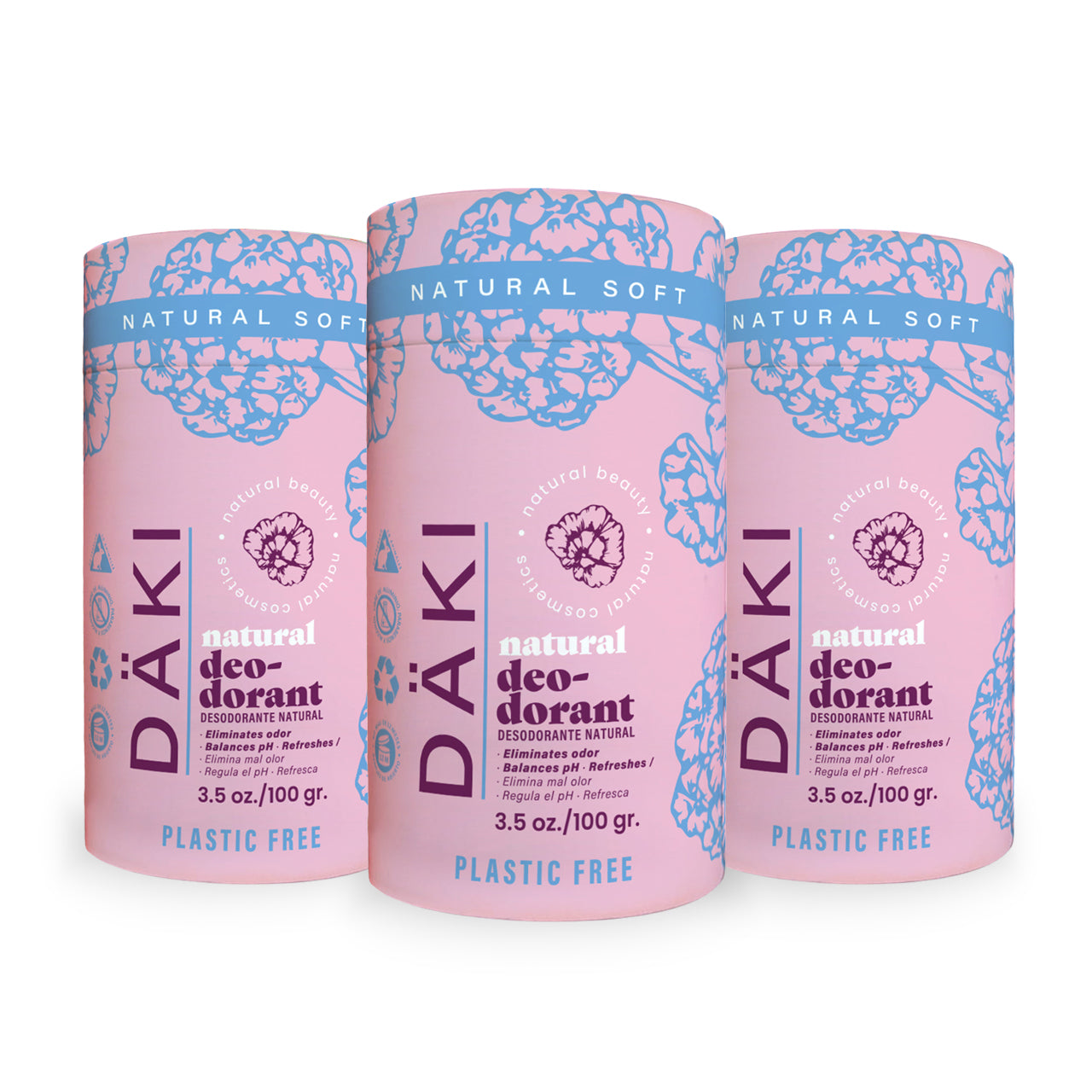 Pack 3 Desodorantes Barra 100g