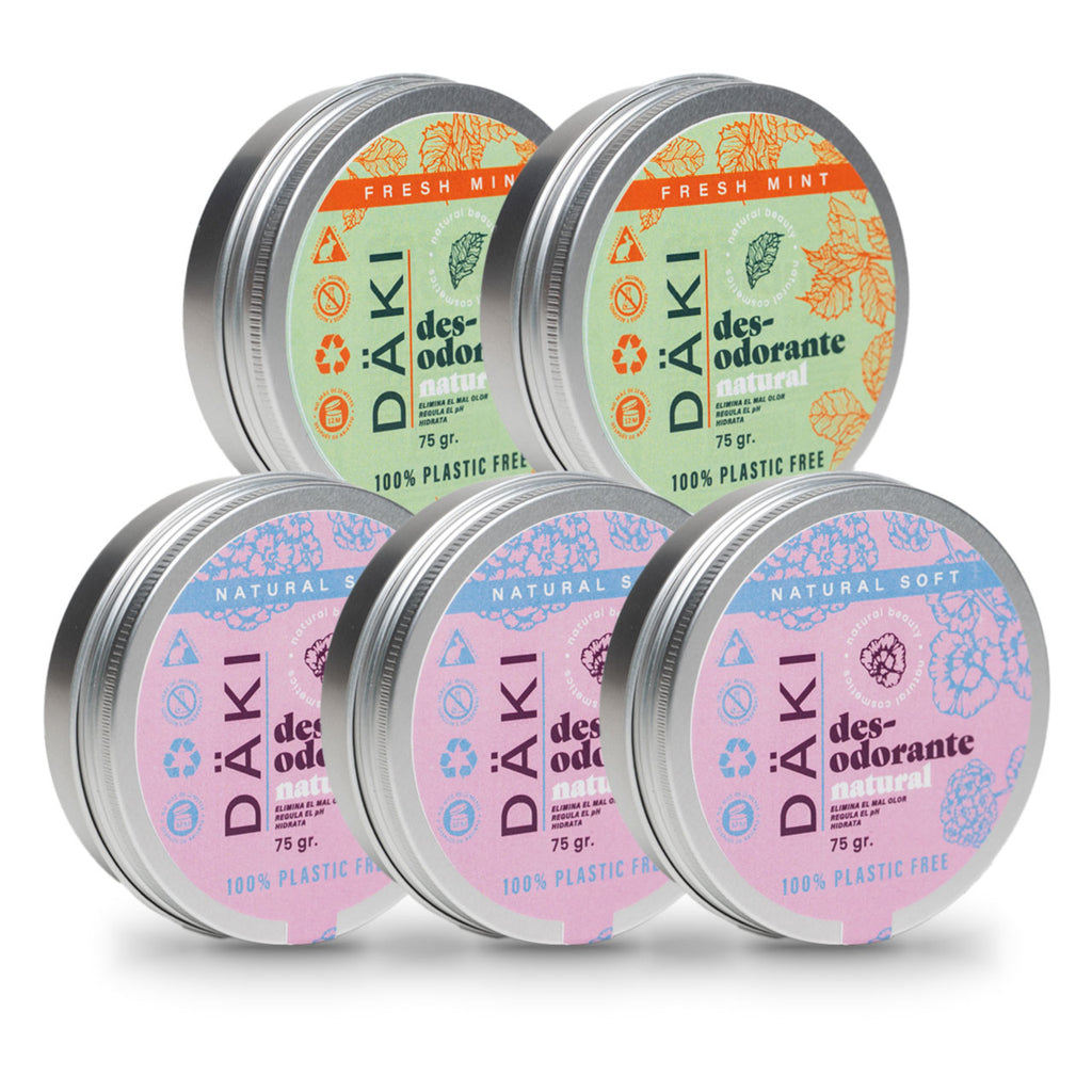 Pack 5 Desodorantes Crema 75g