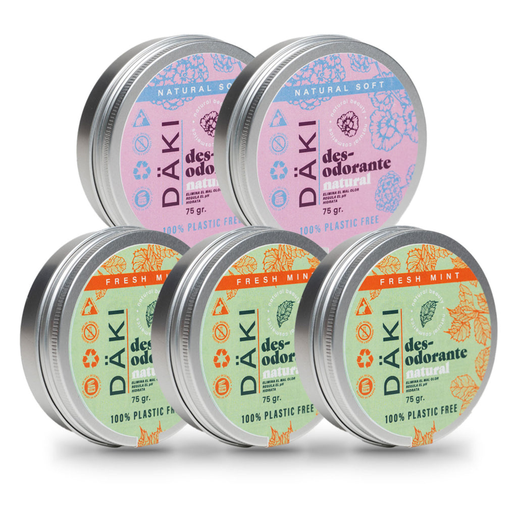 Pack 5 Desodorantes Crema 75g