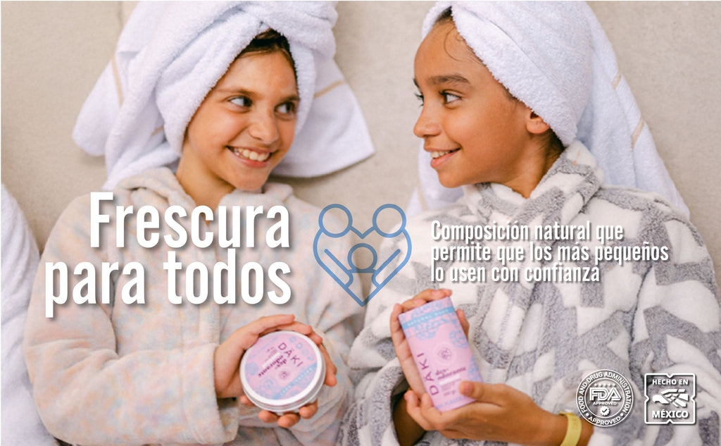 Dúo Desodorantes en Barra y Crema Frescura para todos con Däki natural.