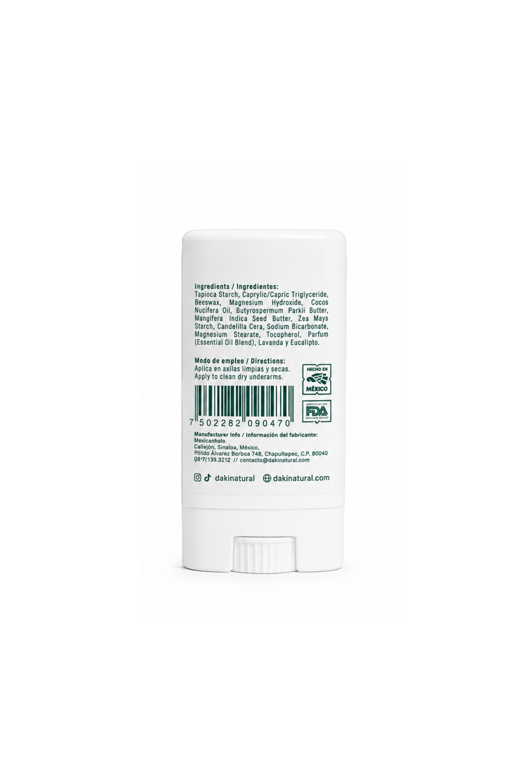 Desodorante Barra Lavender Balance 65g
