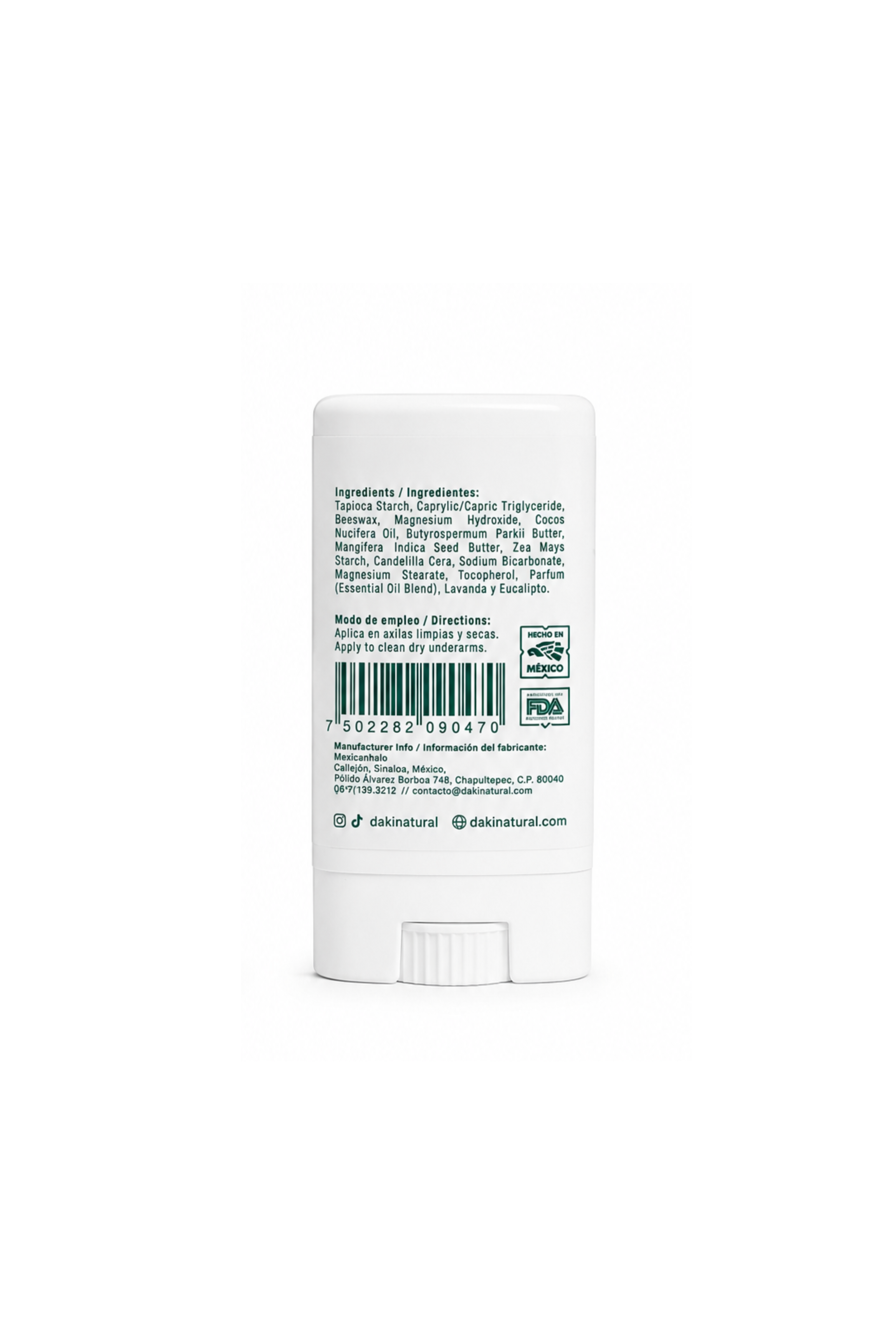Desodorante Barra Lavender Balance 65g