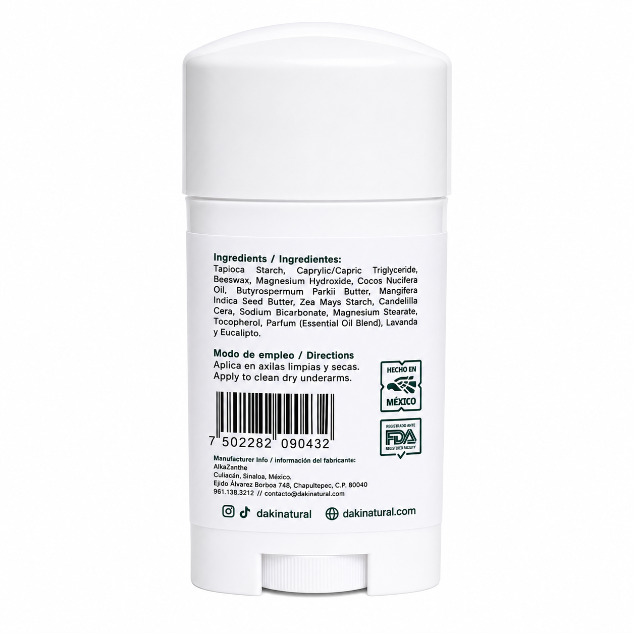 Desodorante Barra Lavender Balance 65g