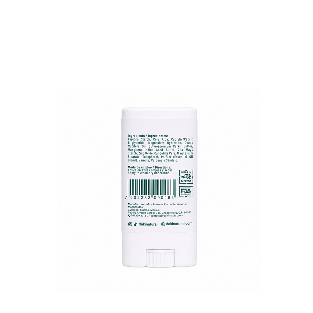 Desodorante Barra Mini Smoky Vanilla 15g